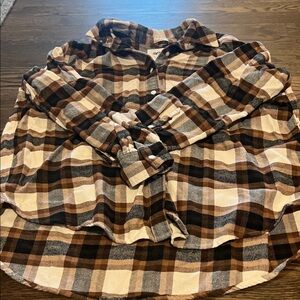 Aerie plaid button down NWT Size XS/TP